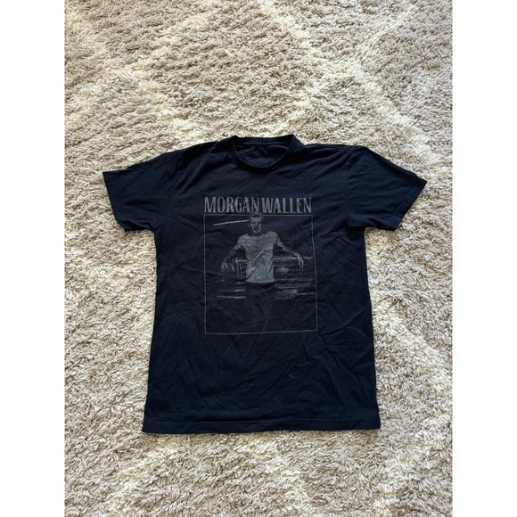Morgan Wallen Other - Morgan Wallen Graphic T-Shirt Black Country Music Fan Merch Short Sleeve Tee